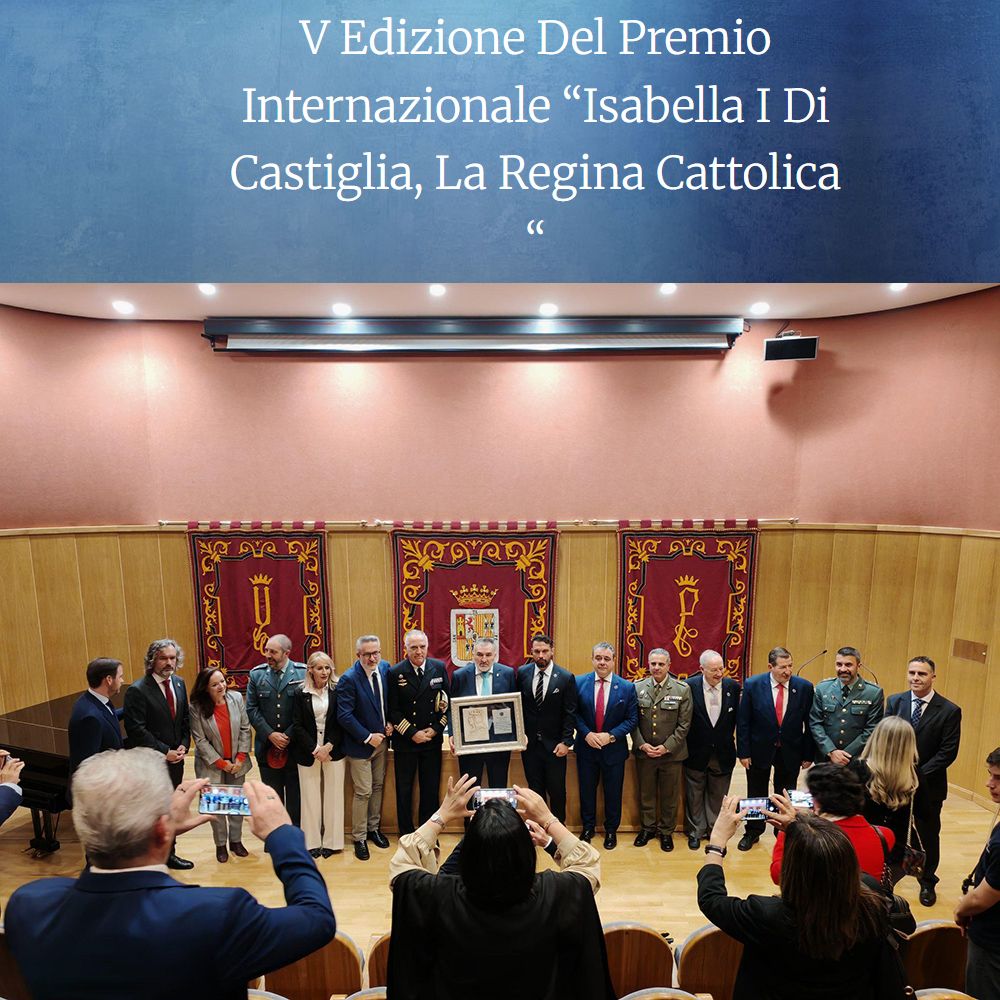 V edición del Premio Internacional Isabella I di Castiglia
