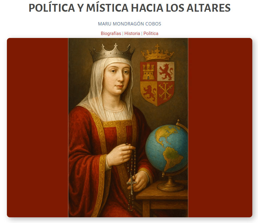 Isabel la Católica: política, mística, a los altares