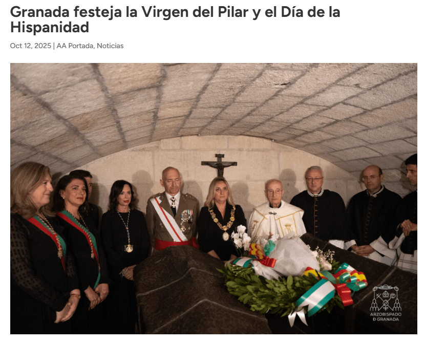 Granada festeja la Virgen del Pilar y el Día de la Hispanidad