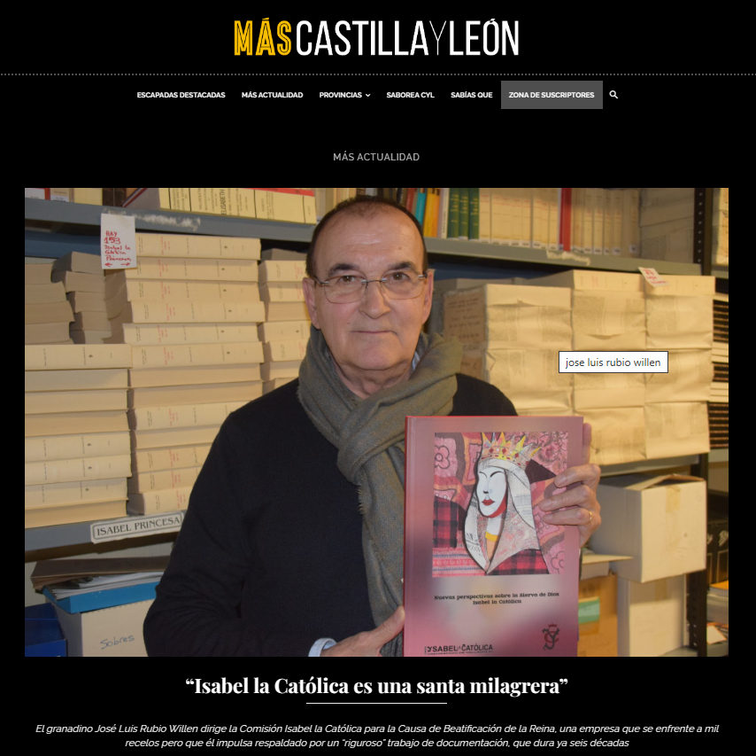 Isabel la Católica es una santa milagrera