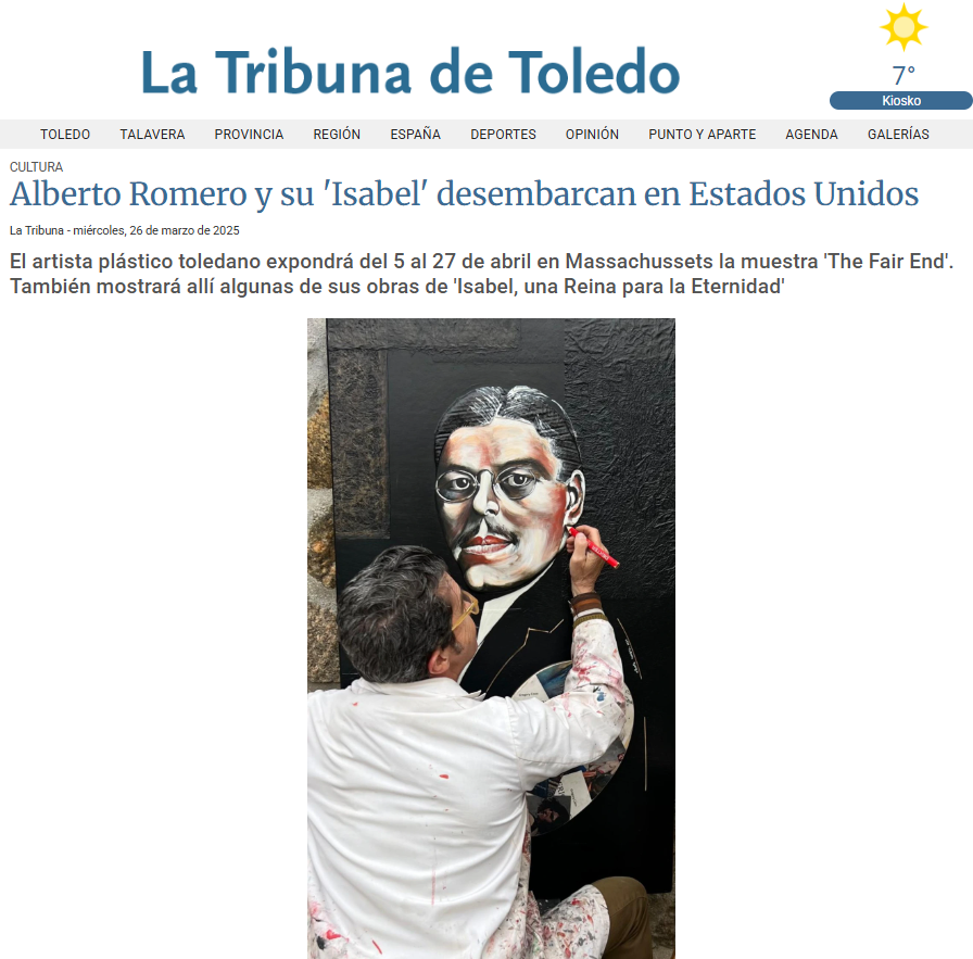 Alberto Romeo y su Isabel desembarcan en Estados Unidos