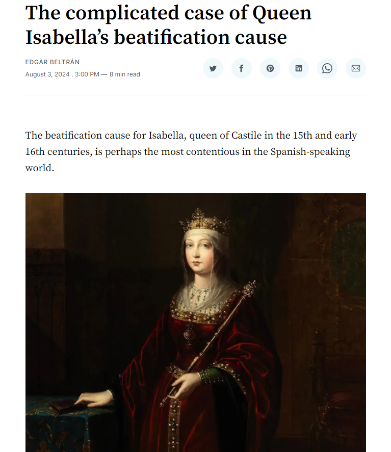 The complicated case of Queen Isabella's cause